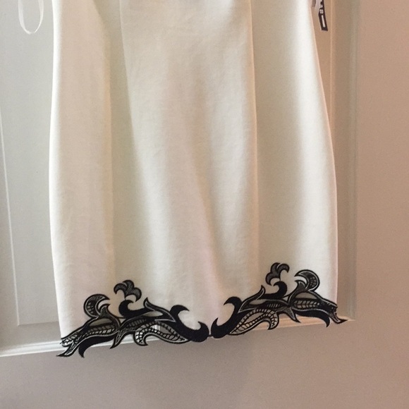 Lord and Taylor design lab dress, white with black - Picture 2 of 3